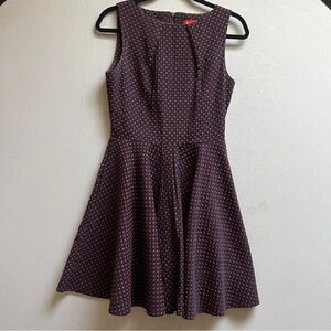 Heroines Fit & Flare Polka Dot Dress Sz 8